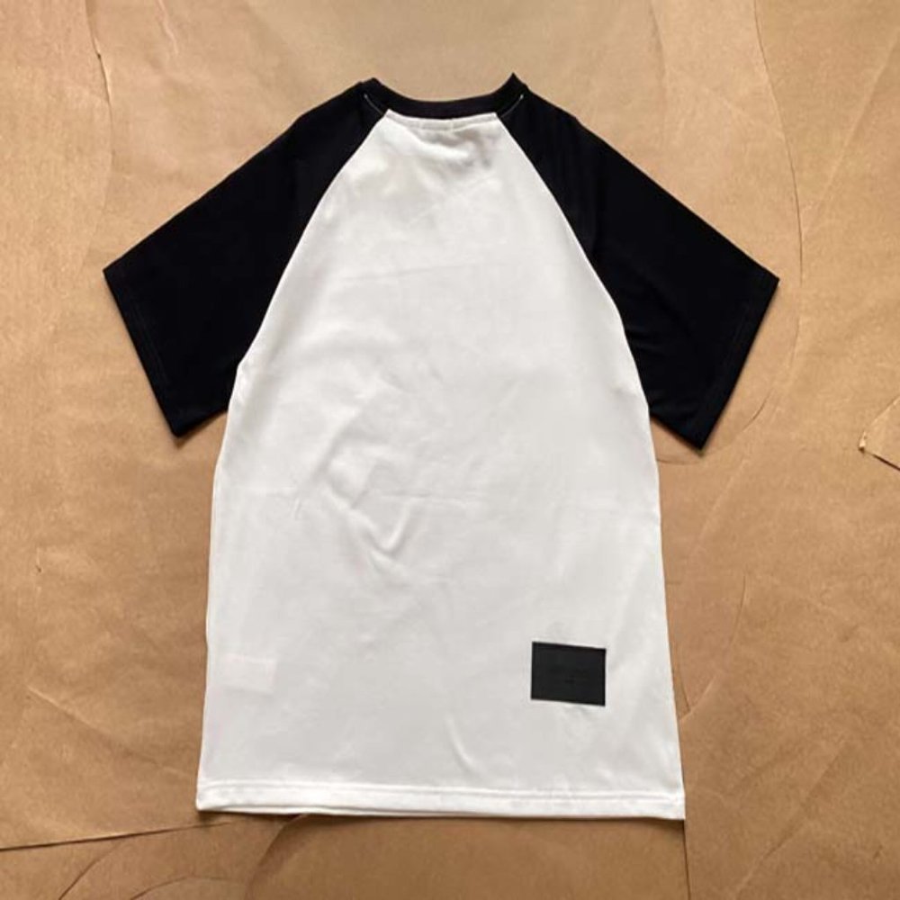 WELLDONE Logo Black & White Panel T-Shirt - White Short Sleeve - Picture 7 of 14